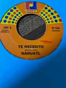Nahuatl - Te Necesito / Boogie Man album cover