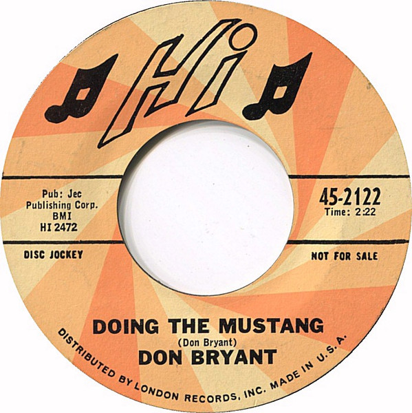 télécharger l'album Don Bryant - Doing The Mustang