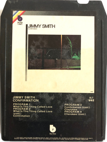 Jimmy Smith – Confirmation (1979, Vinyl) - Discogs