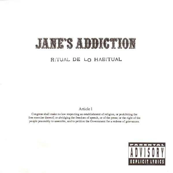 Jane's Addiction – Ritual De Lo Habitual (1990, CD) - Discogs