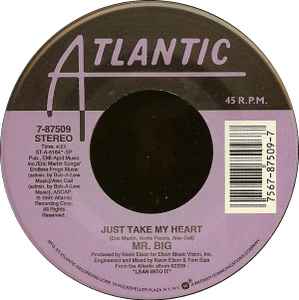 Just Take My Heart (Vinyl, 7