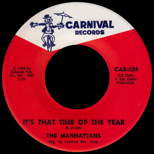 The Manhattans – It's That Time Of The Year / Alone On New Years