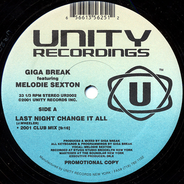 last ned album Giga Break - Last Night Change It All Walk On By