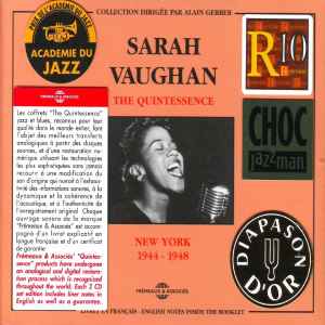 Sarah Vaughan - New York 1944 - 1948 album cover