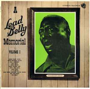 Leadbelly - A Leadbelly Memorial: Volume I album cover