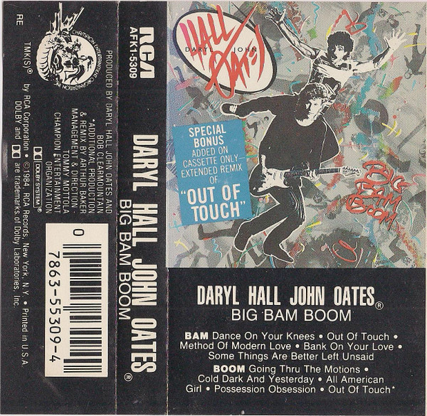 Daryl Hall & John Oates – Big Bam Boom (Cassette) - Discogs