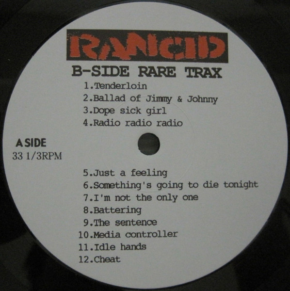 Rancid B Side Rare Trax Vinyl Discogs