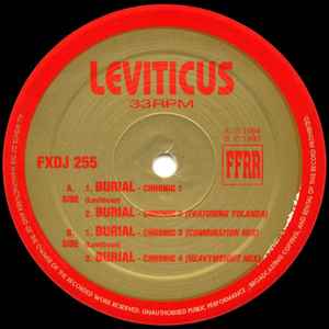 Leviticus - Burial album cover