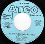 Cover of Right Place Wrong Time, 1973, Vinyl