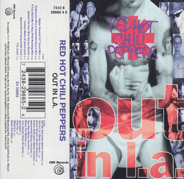 Red Hot Chili Peppers Out In L.A. (1994, Cassette) - Discogs