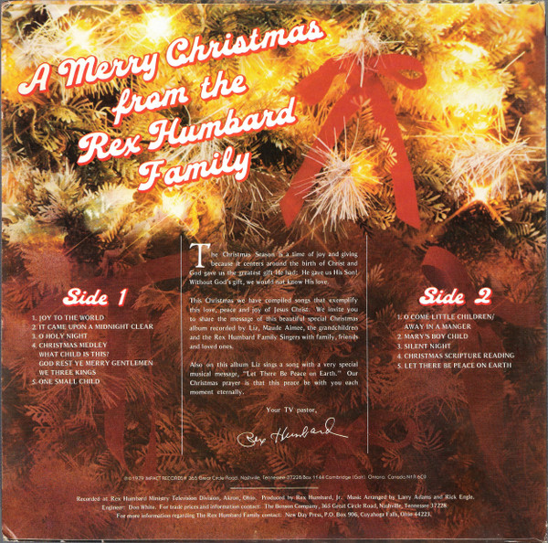télécharger l'album The Humbard Family Singers - Christmas With The Humbards