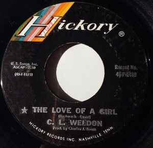 C.L. Weldon - The Love Of A Girl / Longed For A Woman album cover