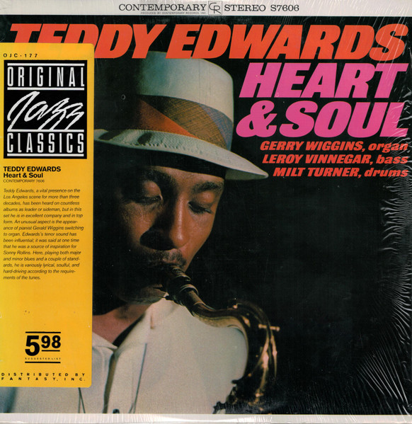 Teddy Edwards - Heart & Soul | Releases | Discogs