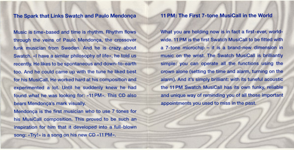 télécharger l'album Paulo Mendonça - 11 Pm The Exclusive Swatch Edition