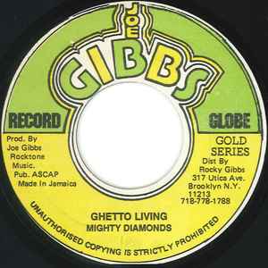 Mighty Diamonds – Ghetto Living (1999, Green / Yellow label, Vinyl