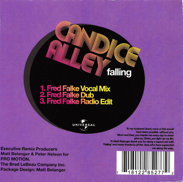 last ned album Candice Alley - Falling Fred Falke Remixes