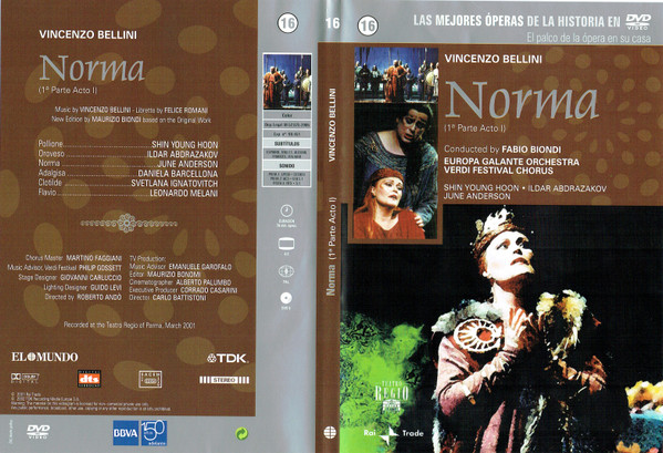 Vincenzo Bellini – Norma (1ª Parte Acto I) (2007, DVD) - Discogs