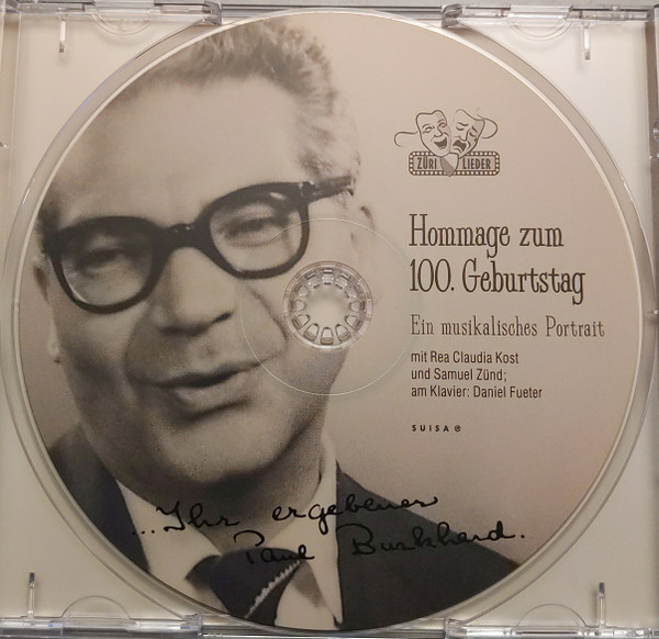 Album herunterladen Rea Claudia Kost Samuel Zünd Daniel Fueter - Ihr Ergebener Paul Burkhard Hommage Zum 100 Geburtstag
