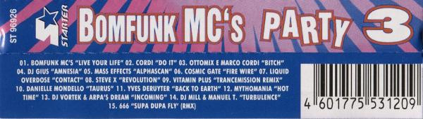lataa albumi Various - Bomfunk MCs Party 3