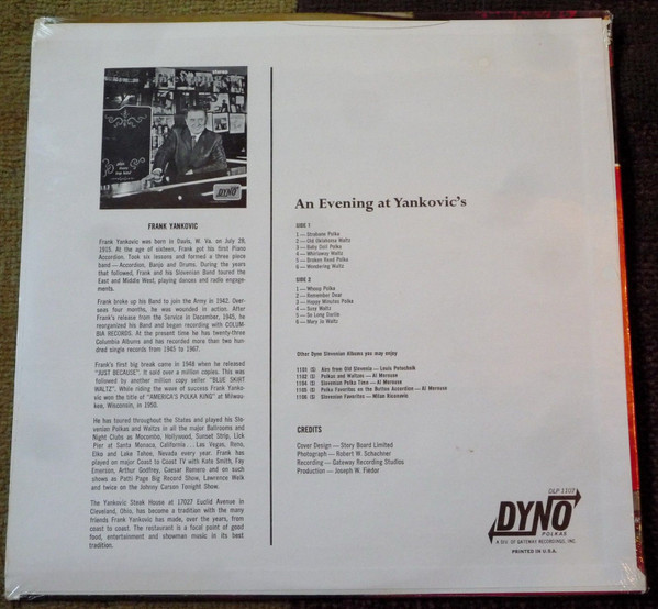 ladda ner album Frank Yankovic - An Evening At Yankovics