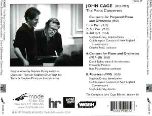 Cage / Hiller – HPSCHD (2003, CD) - Discogs