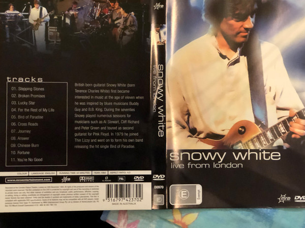 Snowy White - Live In London | Releases | Discogs