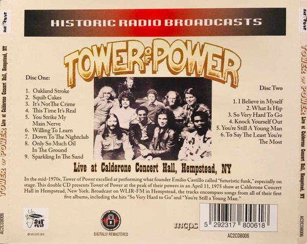 télécharger l'album Tower Of Power - Live At Calderone Concert Hall Hempstead NY