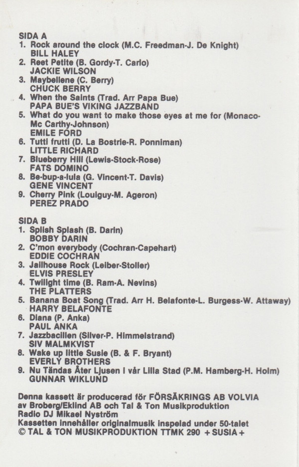 Album herunterladen Various - Det Glada 50 talet