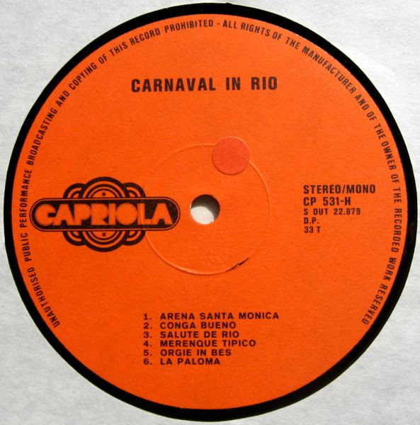 Album herunterladen Unknown Artist - Carnaval In Rio