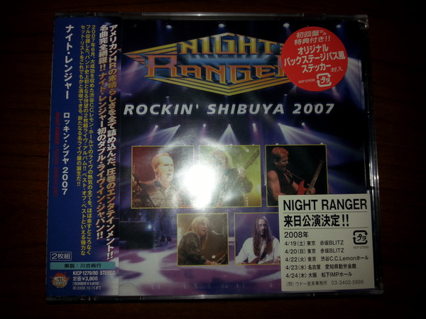 Night Ranger – Rockin' Shibuya 2007 (2008, CD) - Discogs