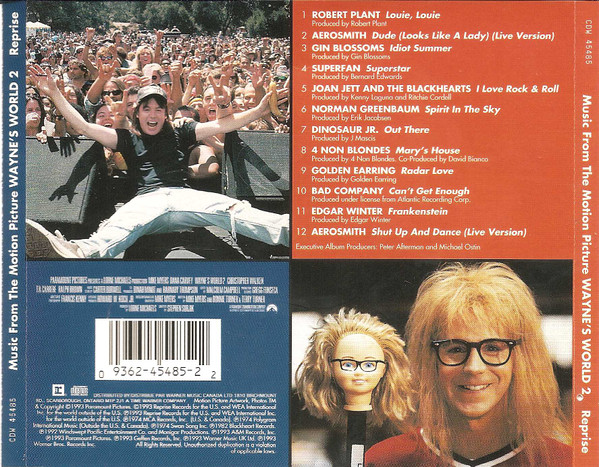 Various - Music From The Motion Picture Wayne's World 2 | Reprise Records (CDW 45485) - 3