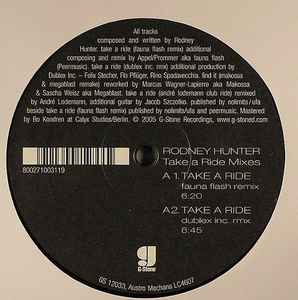 Rodney Hunter - Take A Ride Mixes album cover