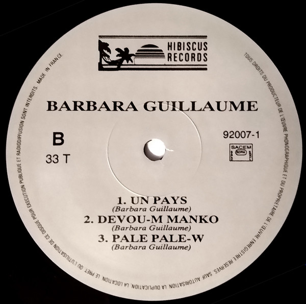 last ned album Barbara Guillaume - Barbara Guillaume