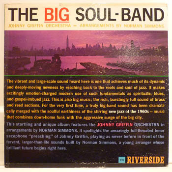 Johnny Griffin Orchestra – The Big Soul-Band (1960, Vinyl) - Discogs