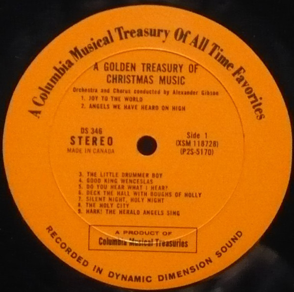 Album herunterladen Alexander Gibson - A Golden Treasury Of Christmas Music