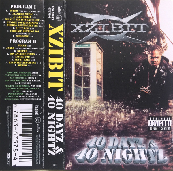 Xzibit – 40 Dayz & 40 Nightz (1998, Cassette) - Discogs