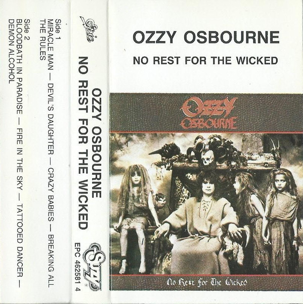 Ozzy Osbourne – No Rest For The Wicked (Cassette) - Discogs