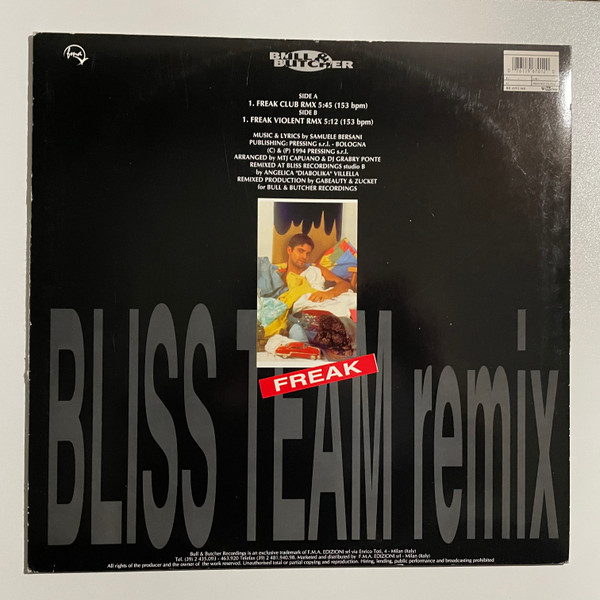 baixar álbum Samuele Bersani - Freak Bliss Team Remix