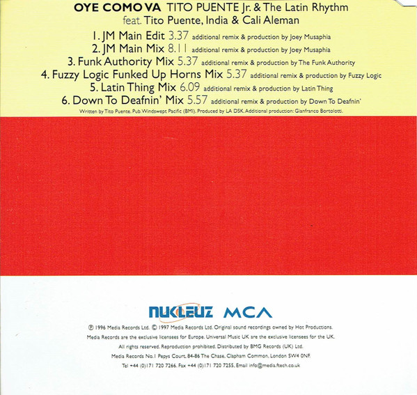 Album herunterladen Tito Puente Jr & The Latin Rhythm - Oye Como Va