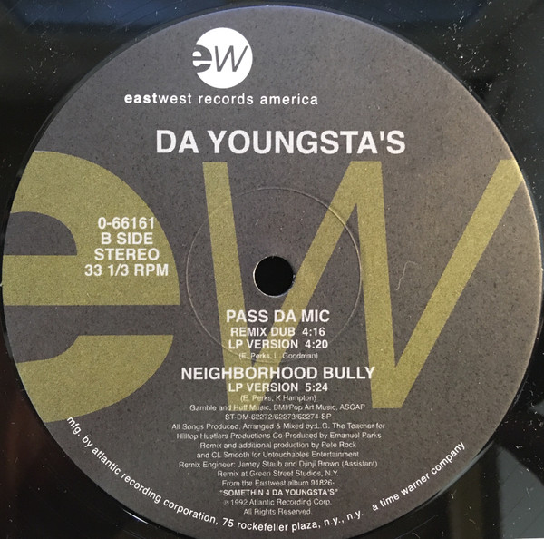 Da Youngsta's - Pass Da Mic (Remix) | Releases | Discogs