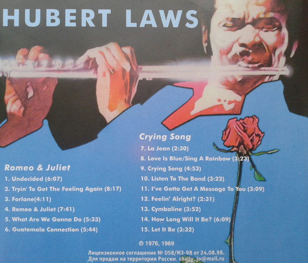 lataa albumi Download Hubert Laws - Romeo Juliet Crying Song album