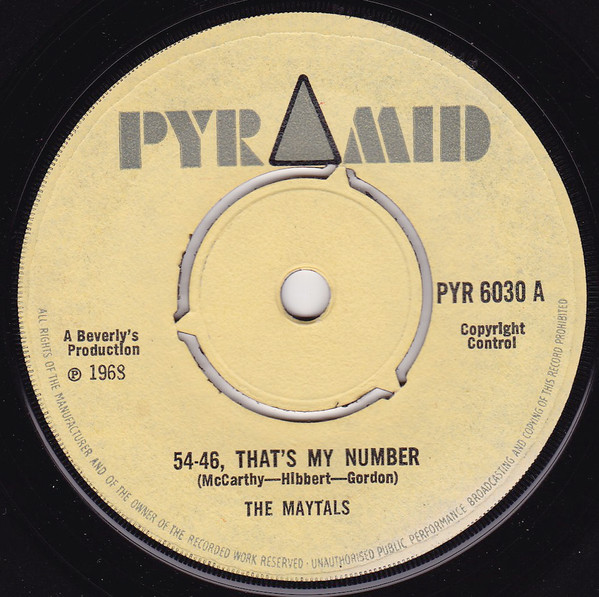 ladda ner album The Maytals Roland Alphonso - 54 46 Thats My Number Dreamland