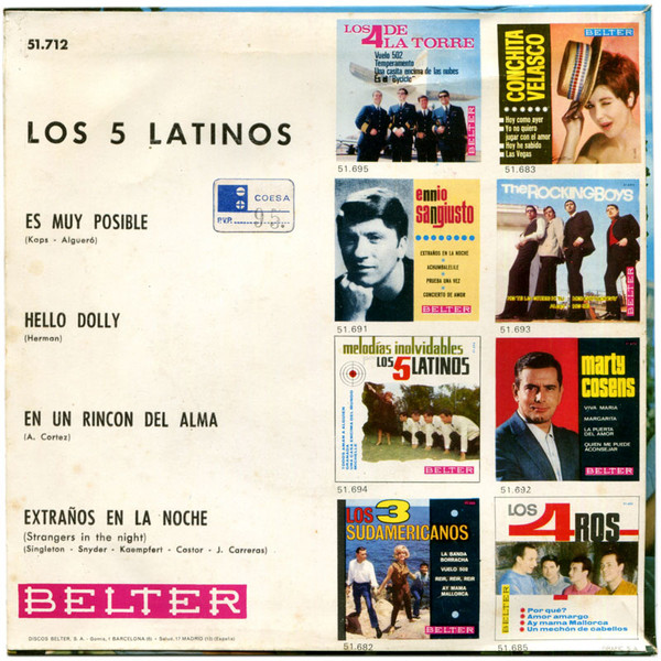 descargar álbum Los Cinco Latinos - Es Muy Posible