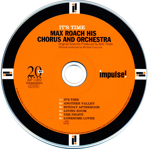descargar álbum Download Max Roach His Chorus And Orchestra - Its Time album