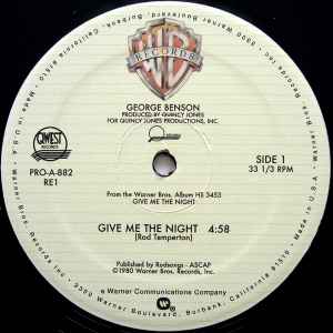 George Benson - Give Me The Night / Ain't Nobody album cover