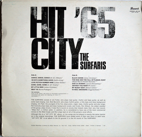 ladda ner album The Surfaris - Hit City 65