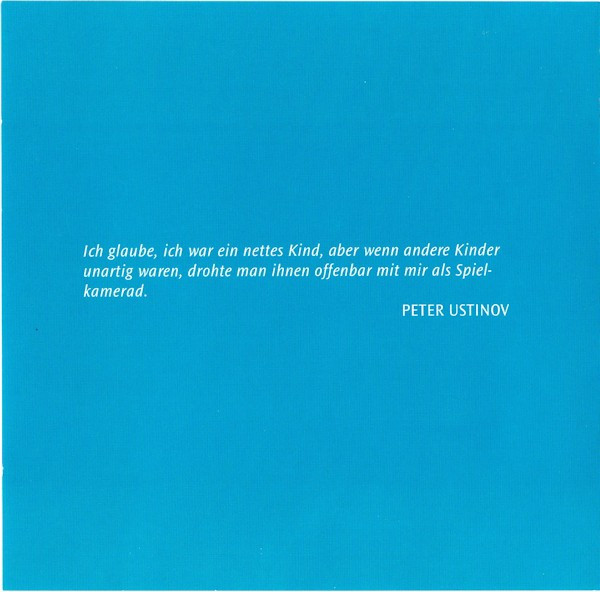 lataa albumi Peter Ustinov - Liest Ein Abend Mit Peter Ustinov
