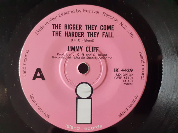 Jimmy Cliff – The Bigger They Come The Harder They Fall / Sitting 