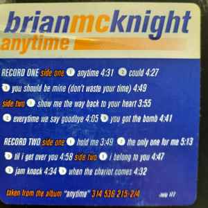 Brian McKnight – Anytime (1997, Vinyl) - Discogs