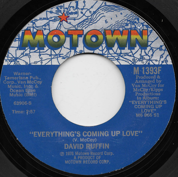 David Ruffin - Everything's Coming Up Love / No Matter Where